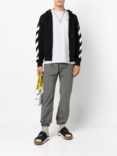 Off-white Arrows-print T-shirt In Purple