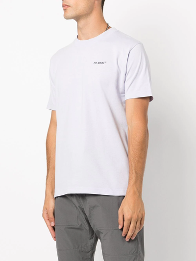 Off-white Arrows-print T-shirt In Purple