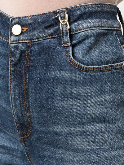 Shop Dorothee Schumacher Straight-leg Stonewashed Jeans In Blue