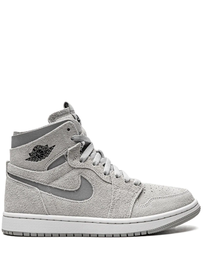 Shop Jordan 1 Zoom Air Cmft "grey Fog" Sneakers