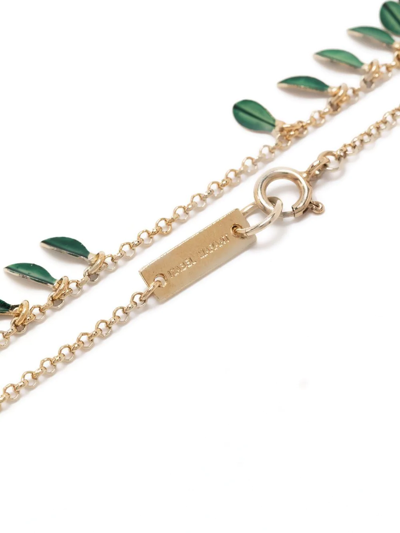Shop Isabel Marant Leaf-charm Necklace In Gold