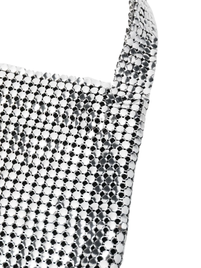 Rabanne Chainmail Tote Bag In Silver