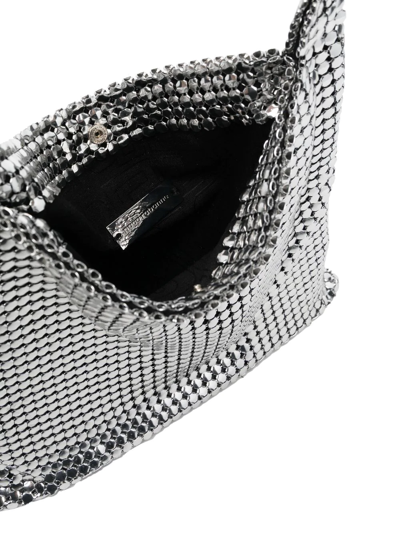 Shop Rabanne Chainmail Tote Bag In Silver