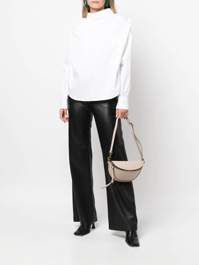 Shop Isabel Marant Stud-detail Belt Bag In Neutrals