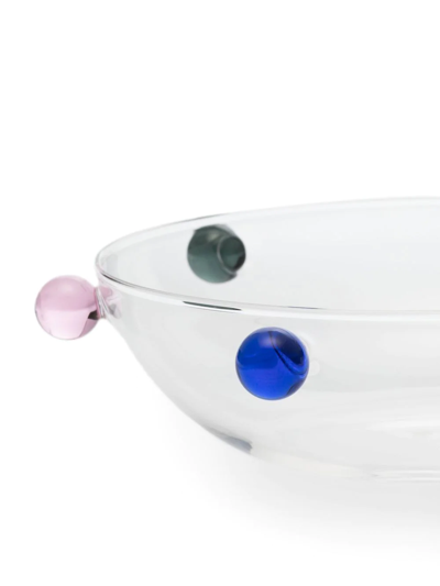 Shop Maison Balzac Dotdot Glass Bowl In Neutrals