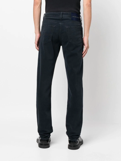 Jacob Cohen Bard Trousers In Blue