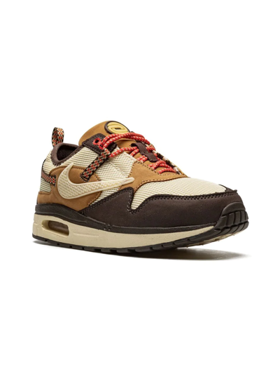 Shop Nike Air Max 1 "cactus Jack" Sneakers In Brown