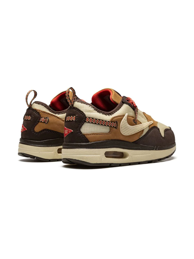 Shop Nike Air Max 1 "cactus Jack" Sneakers In Brown