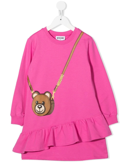 Moschino Kids Teddy Bear bag-print Top - Farfetch