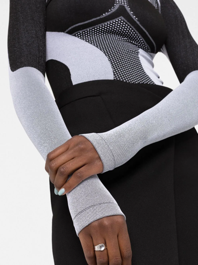 Misbhv X Browns Base Layer Ski Top In Black