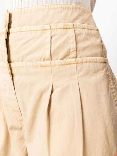 Shop Ulla Johnson High-waisted Wide-leg Pants In Neutrals