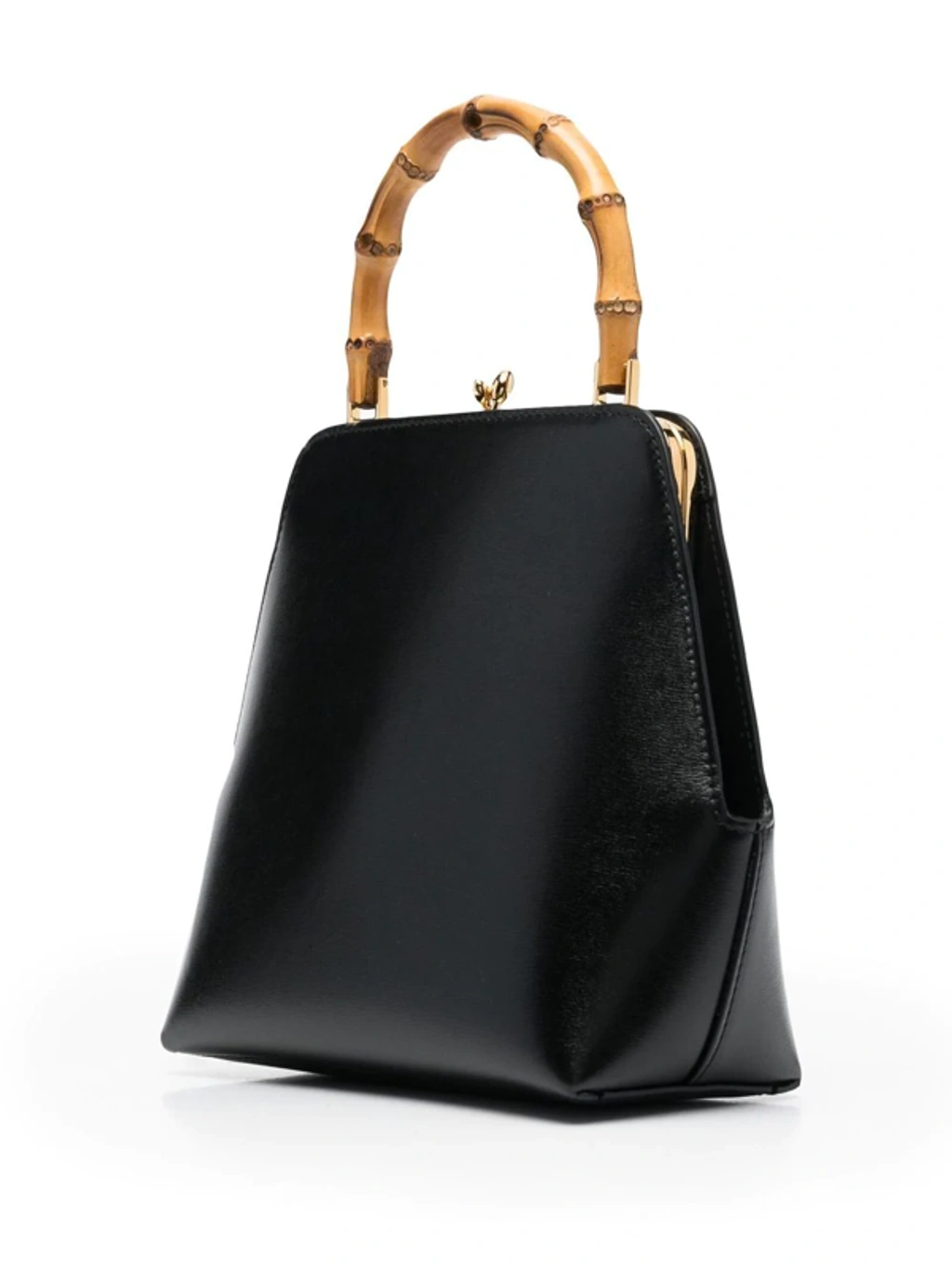 Jil Sander Goji Square Bamboo Small Handbag In Black | ModeSens
