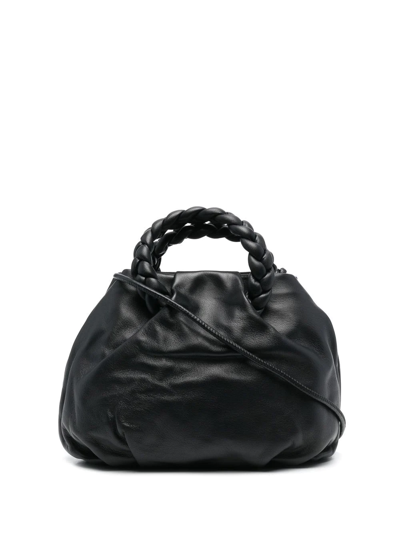 Hereu Braided-strap Detail Tote Bag In Black