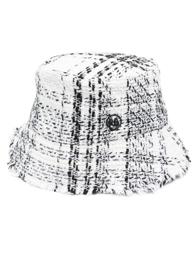 Shop Ruslan Baginskiy Bouclé Bucket Hat In Black