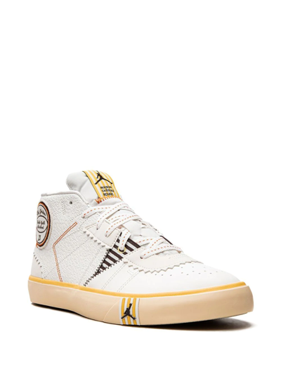 Jordan X Maison Chateau Rouge Series Mid Trainers In White | ModeSens