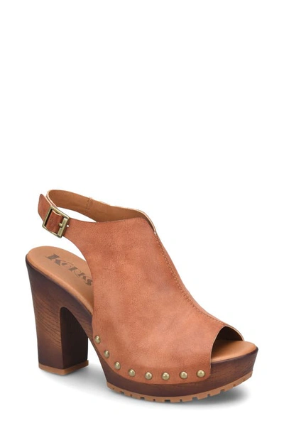 Shop Korks By Kork-ease Korks Arden Open Toe Heeled Sandal In Tan