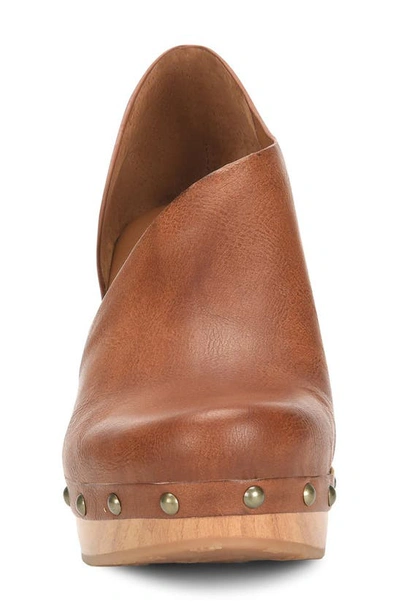 Shop Korks By Kork-ease Arielle Wood Sole D'orsay Pump In Tan