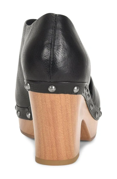 Korks By Kork-ease Korks Arielle Wood Sole D'orsay Pump In Black