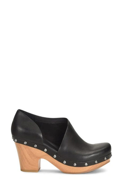 Korks By Kork-ease Korks Arielle Wood Sole D'orsay Pump In Black