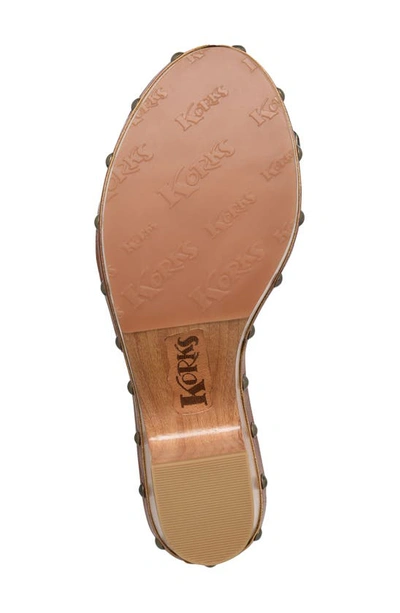 Korks By Kork-ease Korks Arielle Wood Sole D'orsay Pump In Tan