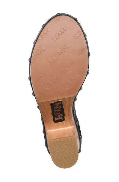 Korks By Kork-ease Korks Arielle Wood Sole D'orsay Pump In Black