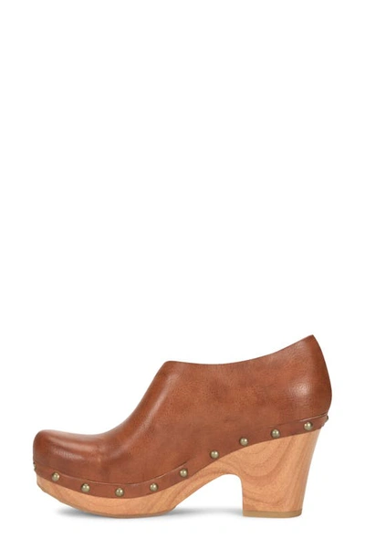 Shop Korks By Kork-ease Arielle Wood Sole D'orsay Pump In Tan