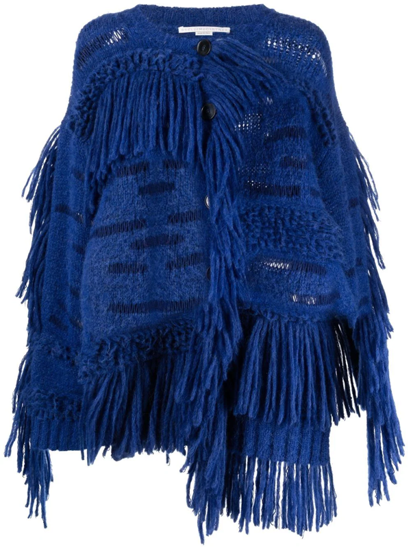 Stella McCartney oversized knitted jumper - Blue