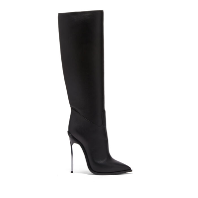 Casadei Maxi Blade - Woman High Boots Black 35 In Black