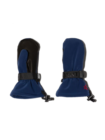 Shop Perfect Moment Davos Ski Mittens In Blue