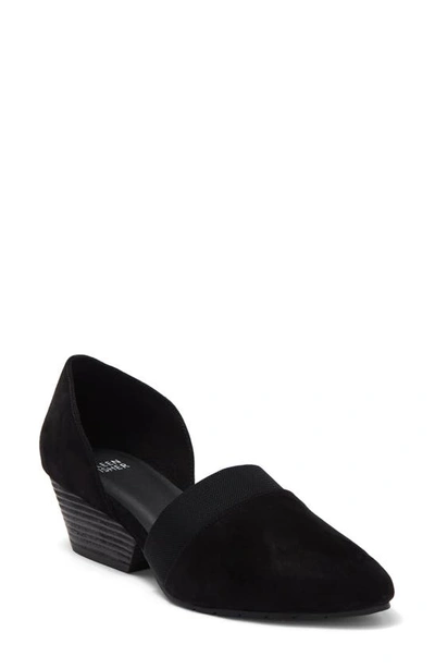 Eileen Fisher Hallo Womens Knit Stretch Wedge Heels In Black