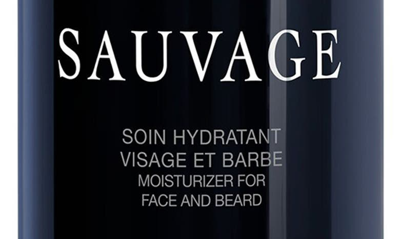 Shop Dior Sauvage Face & Beard Moisturizer, 2.5 oz