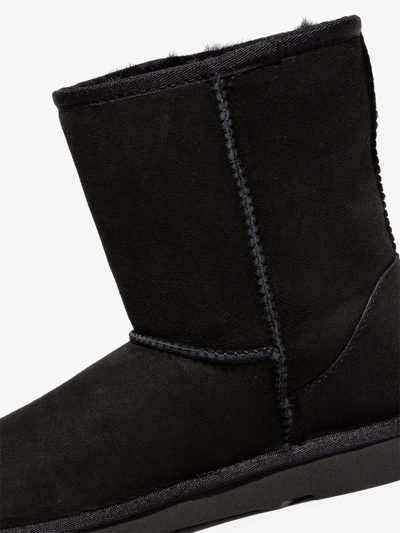 Ugg Teen Classic Short Ii Shearling Boots In 黑色
