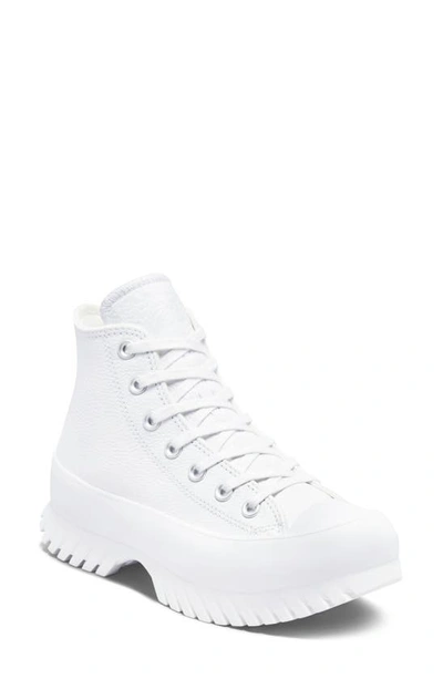 Shop Converse Chuck Taylor® All Star® Lugged Boot In White/ Egret/ Black