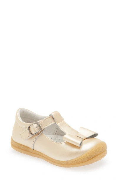 Shop L'amour Emma Bow Mary Jane In Champagne