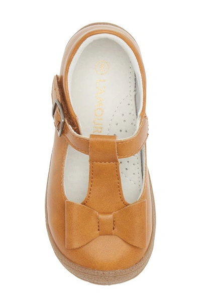 L'amour Emma Bow Mary Jane In Gold