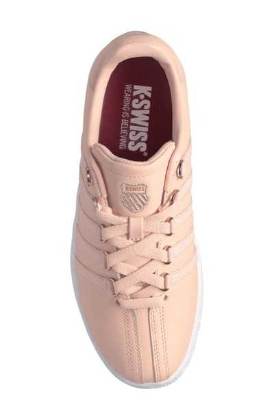 Shop K-swiss Classic Vn Sneaker In Peachy Keen/ Rosegold/ White-m