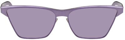 Shop Givenchy Purple Prism Sunglasses In 81z Shiny Violet / G