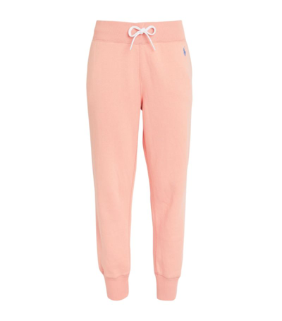 Shop Polo Ralph Lauren Cotton Sweatpants In Pink