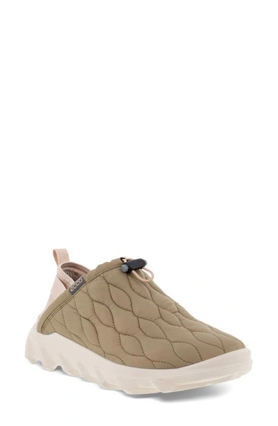 Ecco Mx Quilted Hybrid Slip-on Sneaker Nutmeg Brown