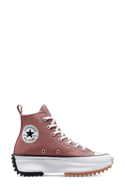 Shop Converse Chuck Taylor® All Star® Run Star Hike High Top Platform Sneaker In Saddle/ Black/ White
