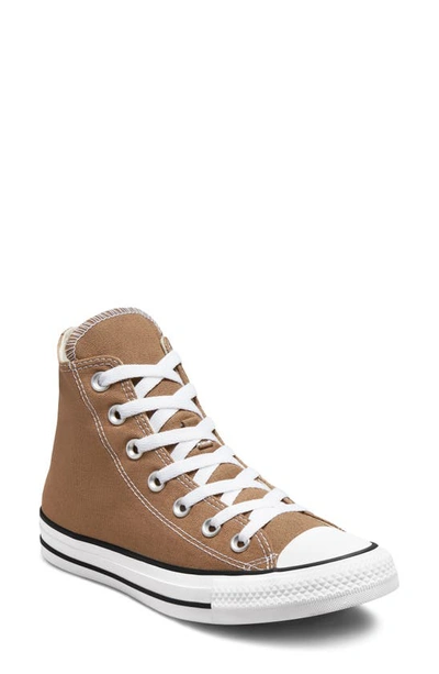 Shop Converse Chuck Taylor® All Star® High Top Sneaker In Sand/ White/ Black