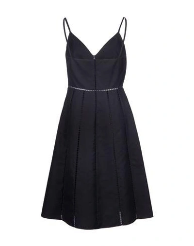 Shop Valentino Knee-length Dress In Black