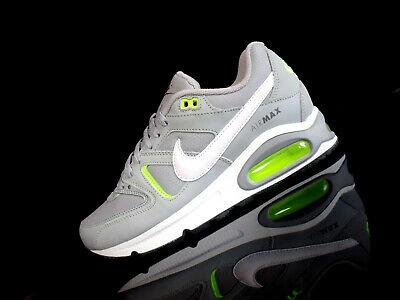 Pre-owned Nike Air Max Command Sneaker Grau/weiss/volt-neon-grün Gr.39