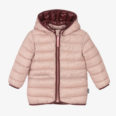 Shop Molo Girls Pink Puffer Jacket