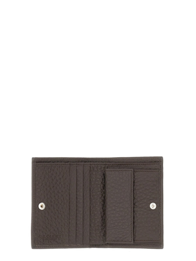 Shop Orciani Soft Leather Wallet In Brown