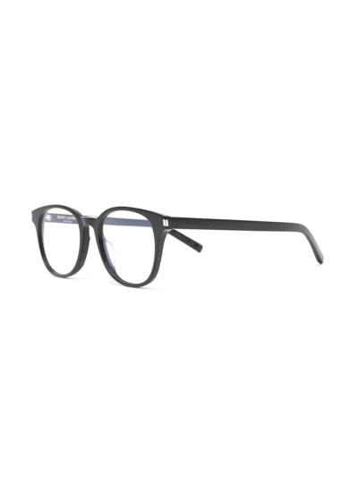 Shop Saint Laurent Wayfarer-frame Optical Glasses In Black