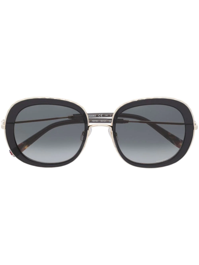 Shop Missoni Eyewear Oversized Square-frame Sunglasses In Black