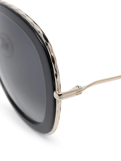 Shop Missoni Eyewear Oversized Square-frame Sunglasses In Black