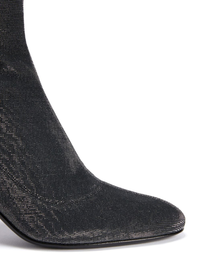 Shop Giuseppe Zanotti Felicienne 85mm Ankle Boots In Silver