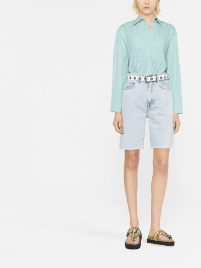 Shop Isabel Marant Button-down Fastening Shirt In Blue